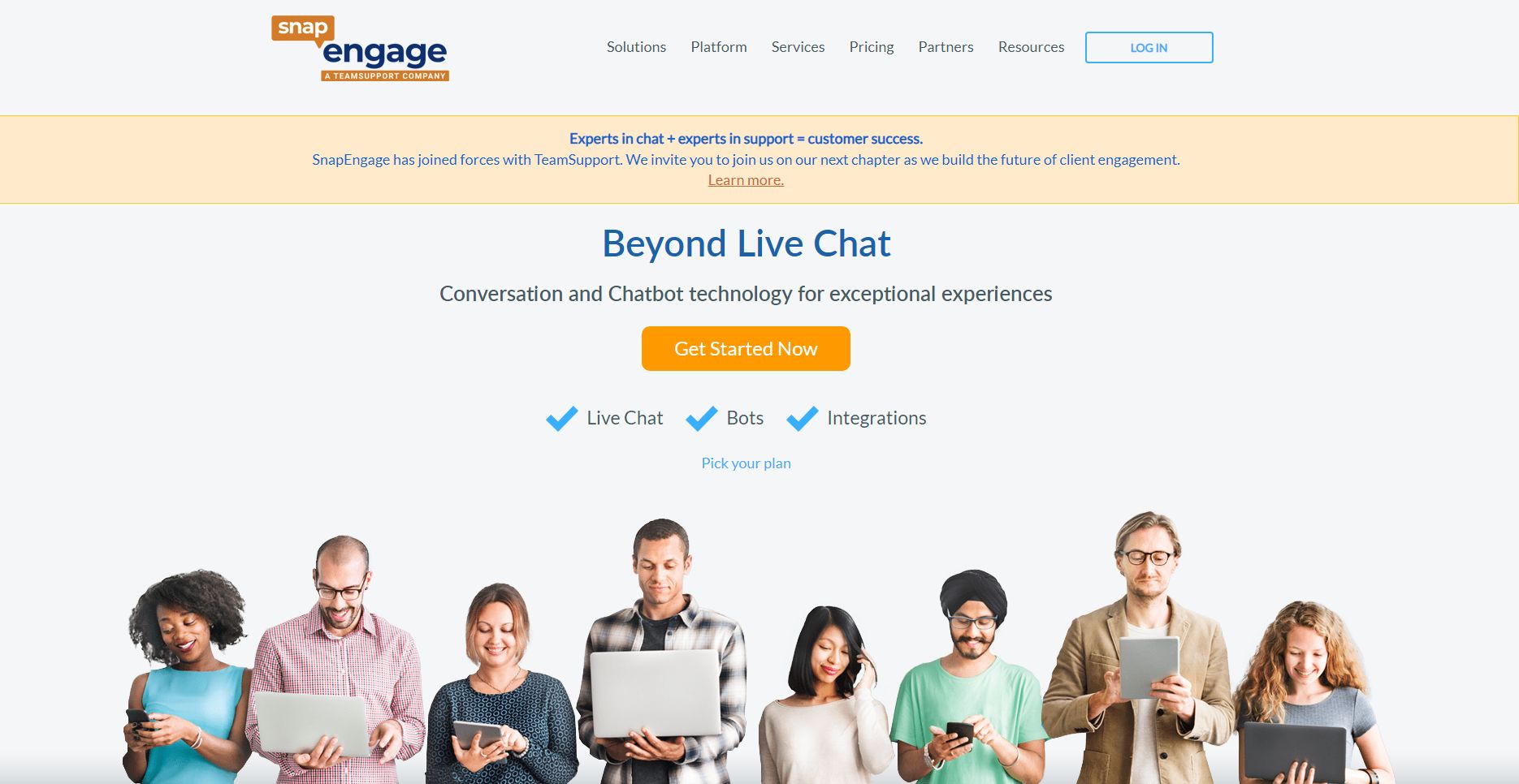 Snap Engage Hero Image