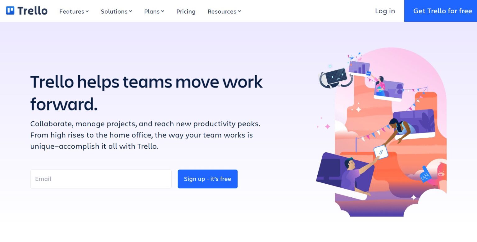 Trello saas hero image