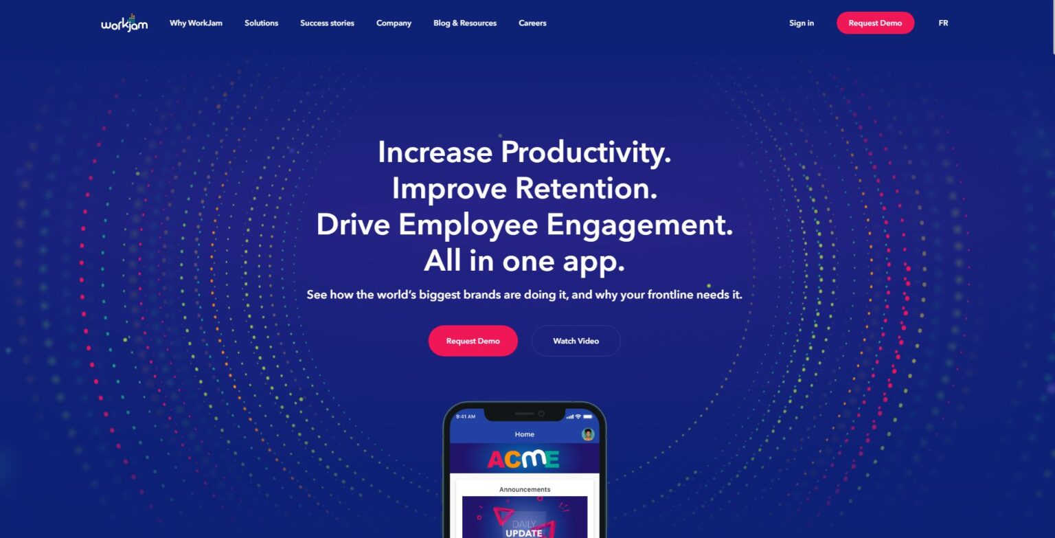 Workjam saas hero image