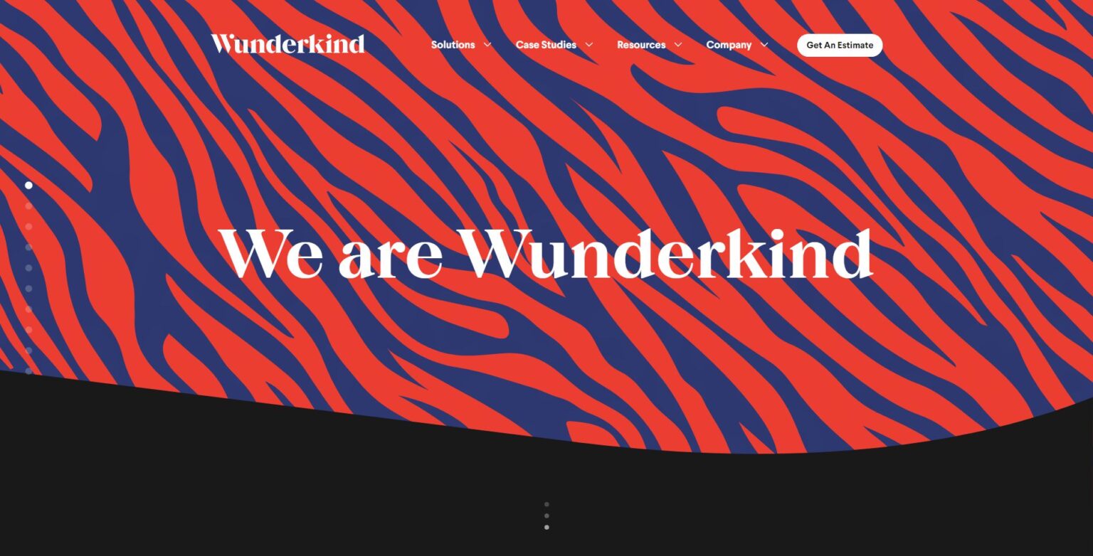 Wunder Kind saas hero image