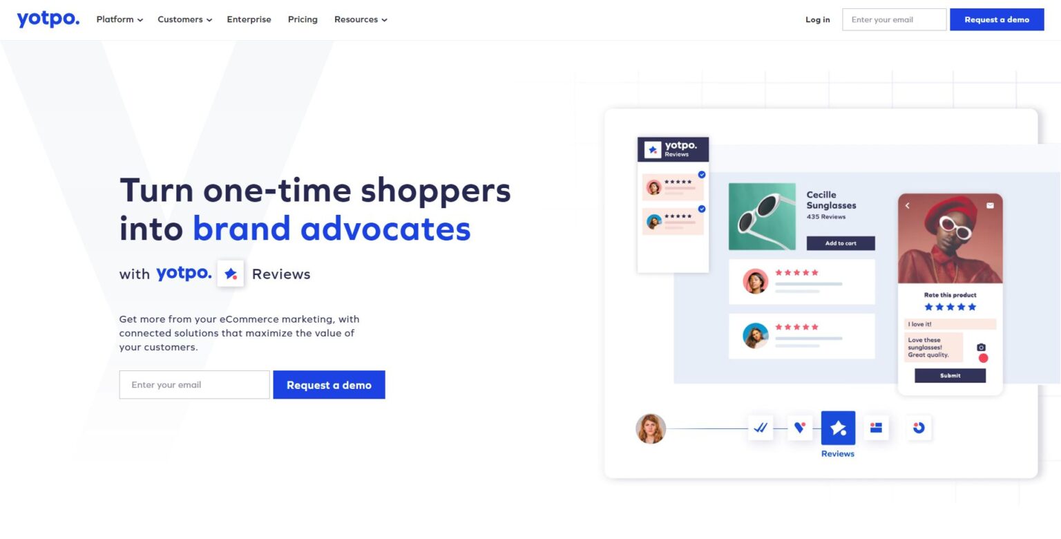 YotPo saas hero image