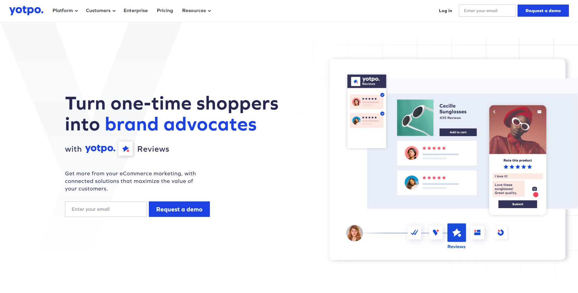 YotPo saas hero image